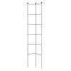 Panacea 90102 57" Rustic Rust 6/ Half Round Vegetable Ladder