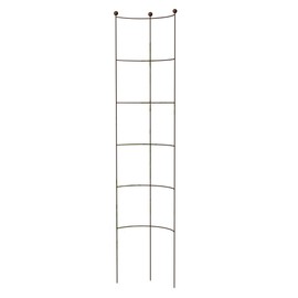 Panacea 90102 57" Rustic Rust 6/ Half Round Vegetable Ladder