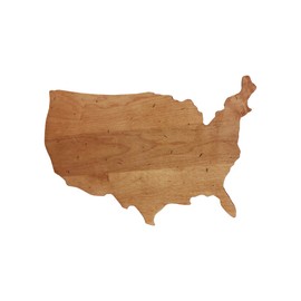 J.K. Adams Novelty USA Serving Board, 15" x 10" x 5/8", Maple