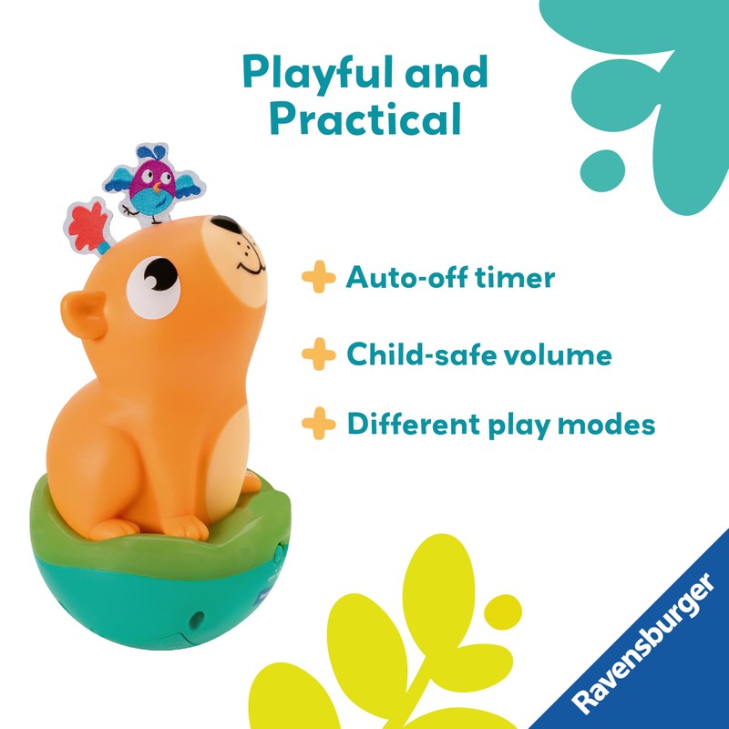 Ravensburger Play+ Push & Listen Roly Poly Capybara - Baby