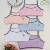 LOREZA ® 5 Girls' Bustier Cotton X-Back with Rhinestone Spaghetti