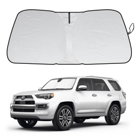 Unbranded For Toyota 4Runner 2010-2024 Front Windshield Sun Shade UV Protector Cover Visor