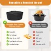 Silicone Slow Cooker Liners fit Crock Pot 6 QT,Maywe Tanso