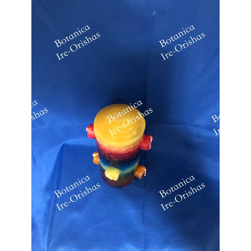 7 Mecha Vela 7 potencia colores 7 Wick Candle religion