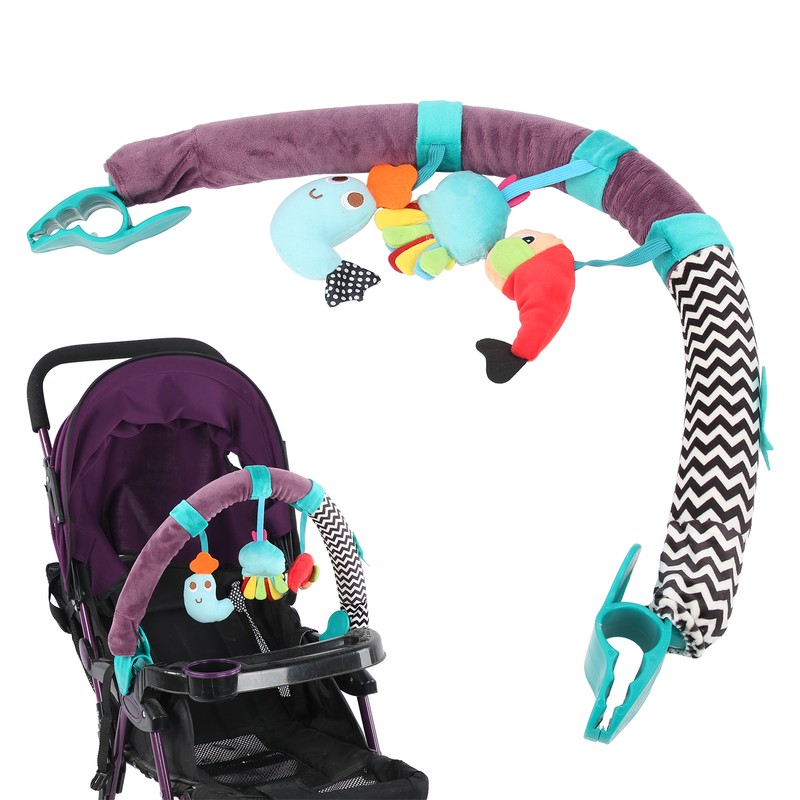 Infant Bed Crib Hanging Rattles Lovely Animal Baby Stroller Hanging