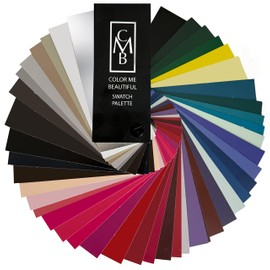 Winter Color Fan by Color Me Beautiful, the leading authority on color analysis. Your Color Guide for clothing & accessories. The 48 very best colors for Winters selected from millions of options