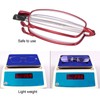 Elderly Foldable Reading Glasses Stainless Steel Blue Light Blocking Presbyopic
