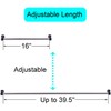 YYST Type A 16" to 39.5" Swivel End Window Curtain