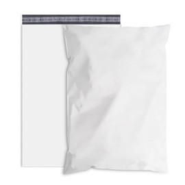Poly Mailers 14.5x19 Inch 100pcs Shipping Bags for Small Business Mailing Envelopes for Clothing，Waterproof and tear proof pouch with strong self-sealing glue (White)
