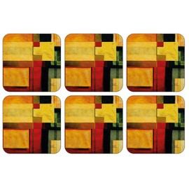 Plymouth Pottery - Radiance Coasters - Set of 6