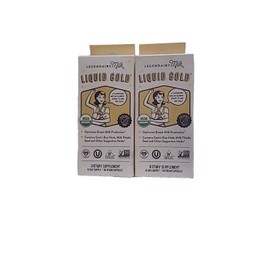 2 Bottles Of Legendairy Milk Liquid Gold - 60 Vegetarian Capsules - Exp:11/26