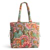 Vera Bradley Featherweight Original Zip Tote Bag, Leaf Me Not