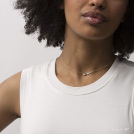 MEVECCO Gold Dainty Evil Eye Choker Necklace,14K Gold Plated Cute Tiny Three Blue Turquoise/Evil Eye Protection Charm Minimalist Choker Necklace for Women