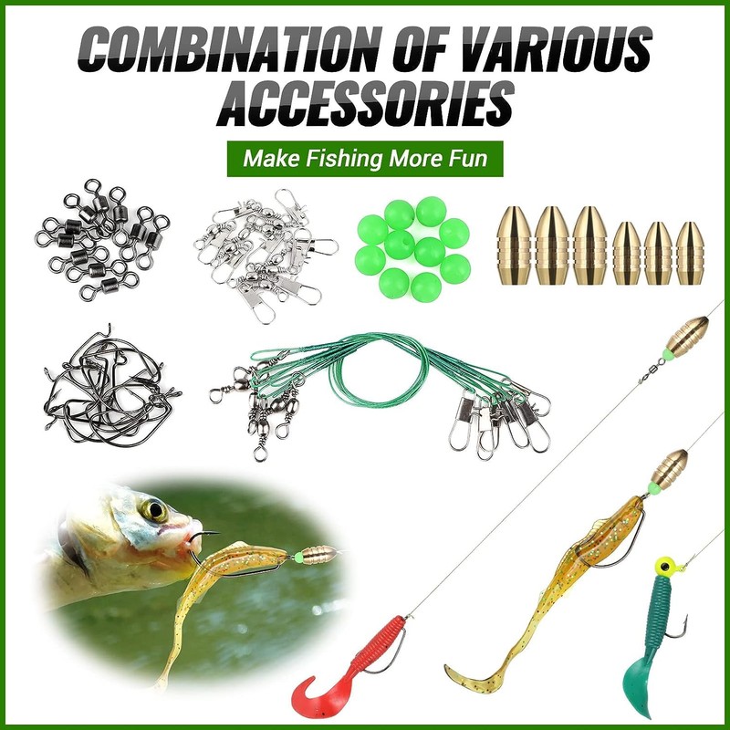 Kit de Pesca Iron Tree de 102 señuelos para Agua