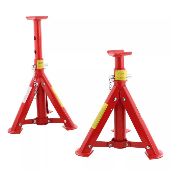 Dragway Tools 3 Ton Adjustable Steel Jack Stand Pair with