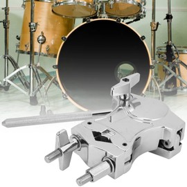 Drum Clamp,Zinc Alloy Cowbell Holder Drum Stand Extension Clip Connecting Bracket Clamp