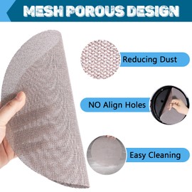 9-Inch Mesh Sanding Discs for Drywall, 150 Grit Hook & Loop Clog‑Resistant & Reusable Sandpaper for Wall Ceiling Renovation 15Pcs