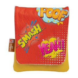 Hazzad Golf Handcrafted Genuine Leather Kaboom Rangefinder Holder - Water Resistant, Oversized, Anti-Theft British Design Crafted from Top Grain Leather That Softens With Age