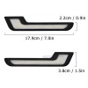AUTOXBERT 2x Daytime Running Light LED White Light L-Shape Strip