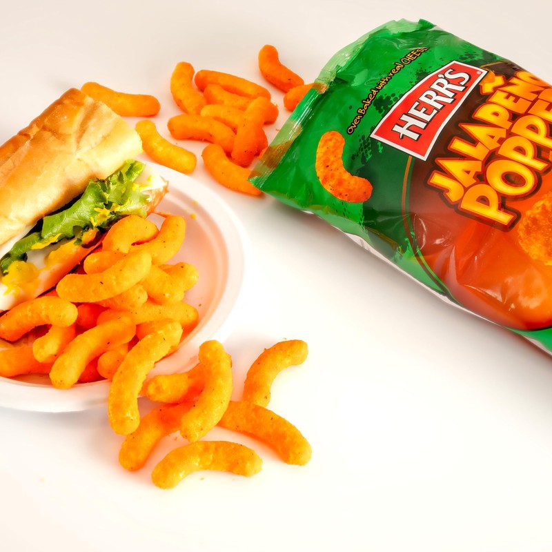 Herr's Jalapeño Poppers Flavored Cheese Curls - Made with Cheddar