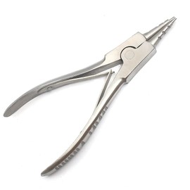 (RING OPENING) LONG ROUND NOSE PLIERS 5.8" JEWELLERY MAKING FISHING STAINLESS STEEL INSTRUMENTS by G.S Online Store