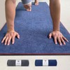 Health Plain Yoga Towel Anti-Slip Sports Mat 61cm Grey 61cm