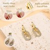 FASHGOOD Gold Hoop Earrings for Women,Convertible Huggie Hoops Earrings,14K Gold