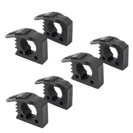 Pikioraz 12 Pack Utv Tool Holder, Roof Rack Mounting Brackets for 1-1/7" to 1-4/9" Diameter Tools and Equipment Used on Off-road vehicle, SUV UTV ATV, RV Van, Pickup Trucks, Utility Trailers