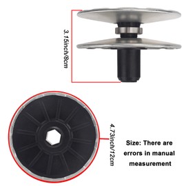 Secondary Variator Belt Pulley Kit GT79244 - MIA12482 Compatible with John Deere RT400, E100, X106, 100 & 105 Series Lawn Tractors (D105, X105) - Fits transaxle MIA12025,MIA13114