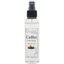 Coffee Linen Spray, 2 ounces - Eclectic Lady Sheet and Linen Spray - No Artificial Colors, Parabens, or Preservatives - Long-Lasting Scent for Bed, Fabric & Pillow
