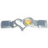NewCharms November Heart Connector Italian Charm Set