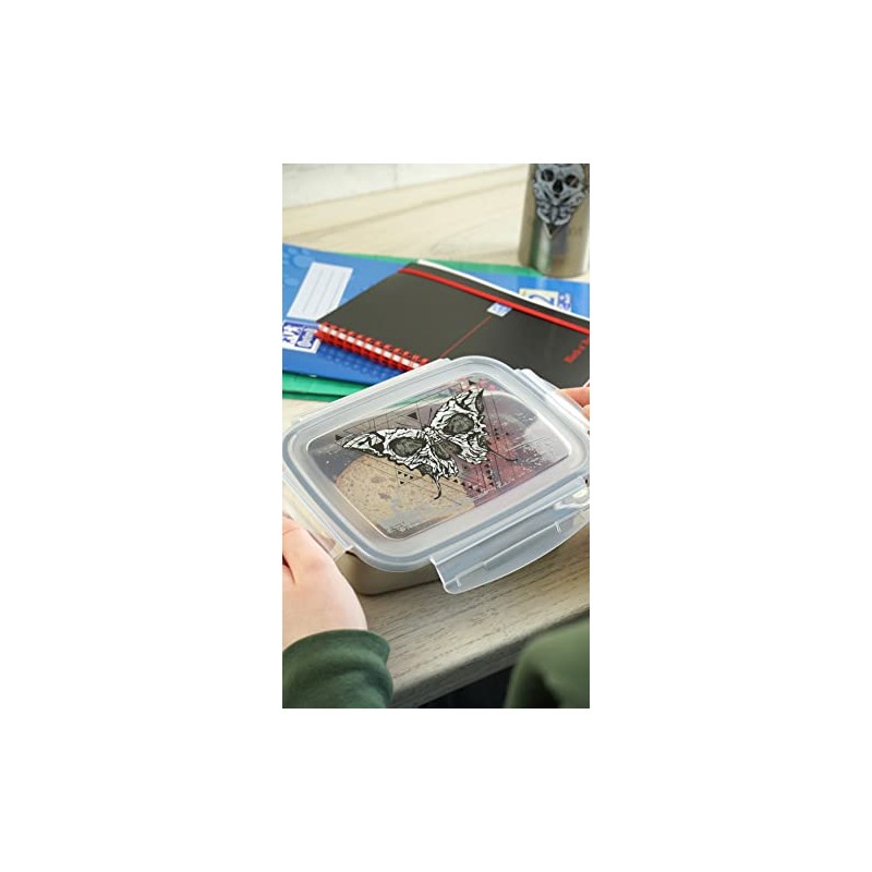 Geda Labels Skull Mystic Lunch Box 850 ml Stainless Steel