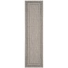 SAFAVIEH Courtyard Collection 2'3" x 10' Beige/Black CY8477 Indoor/ Outdoor