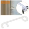 SG Store 2pcs Door Handle Baffle Plastic Fixed Hook Door