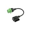 OBD-II/J1962 to J1939/9-Pin Type II Right-Angle Adapter