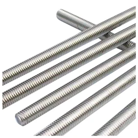 Merriway BH03018 Steel Studding Threaded Bar Rod, M12 x 0.3M (1/2 inch x 12 inch) - Zinc Plated