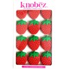 Knobēz: Decorative Knob Covers - Strawberry - 12pk - Stretch