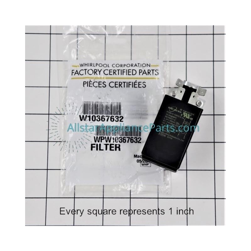 WPW10367632 Washing Machine Noise Filter