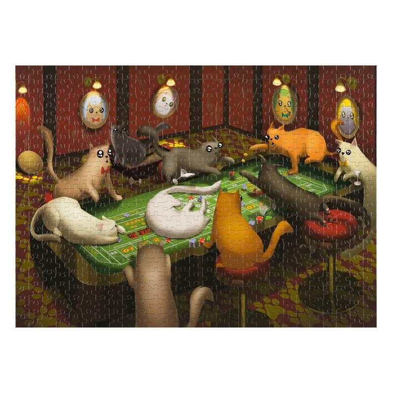 Exploding Kittens PCRAPS-1K-6 Cat Puzzle, Multi