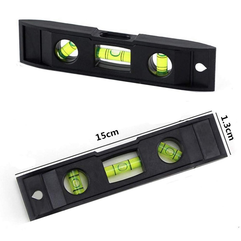 2pcs 6 inch Torpedo Level Magnetic Box Level with 180