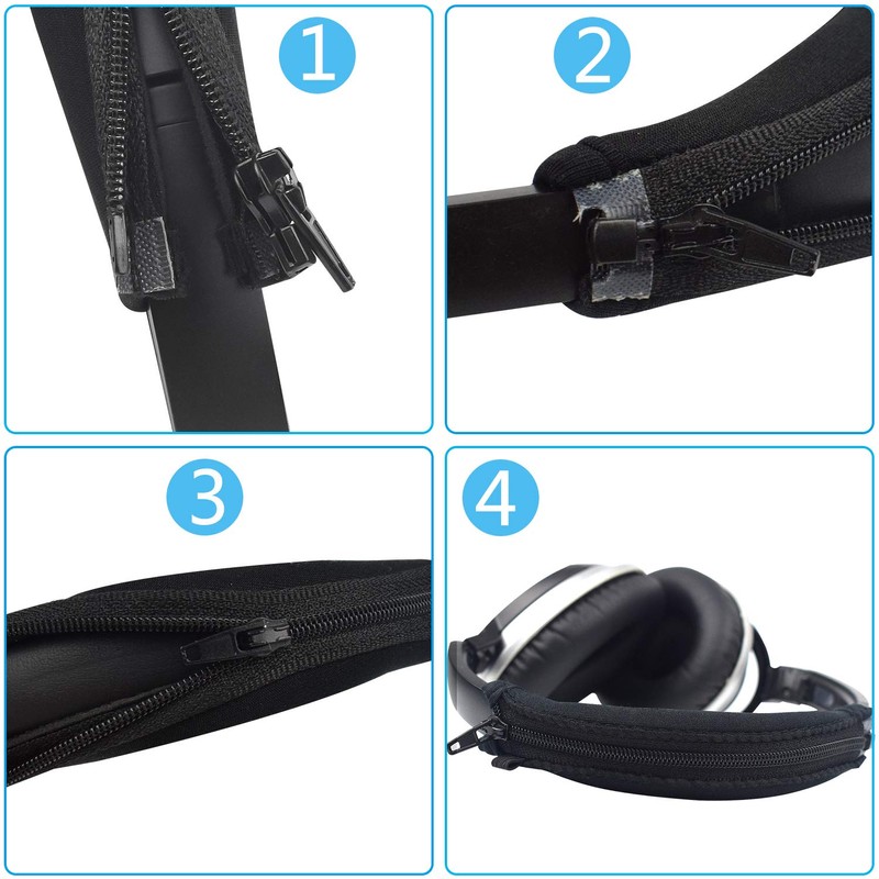 Replacement QC3 Top Headband Protector Pad Cushion Cover Repair Parts