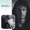 STERLL Mens Solid 925 Silver Bracelet Ideal Gift for Husband