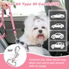 BWOGUE 2 Piece Dog Seat Belt for Car with Elastic