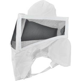 Mumusuki Velo de Sombrero de Apicultor para Apicultura, Diseño de Contracción, Malla Transpirable, Ribete Sombrero de Vaquero para Apicultor, para Apicultura, Caza Y