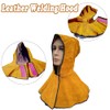 SEIWEI Leather Welding Hood Cowhide Split Leather Welding Mask Cover