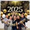 MEHOFOND 7x5ft Happy New Year Backdrop, Happy New Year Banner