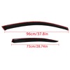 4PCS Side Window Visor Vent Rain Guard Deflector Replacement for