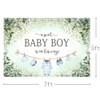 MEHOFOND Boy Baby Shower Backdrop A Sweet Baby Boy is