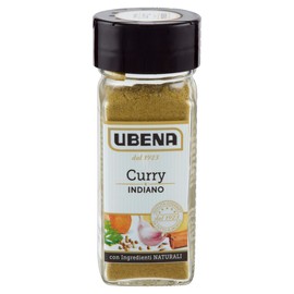 UBENA, Curry Indiano, Spezia per Piatti a Base di Riso, Latte di Cocco, Pesce, Carne e Legumi, Formato Vasetto da 30 gr