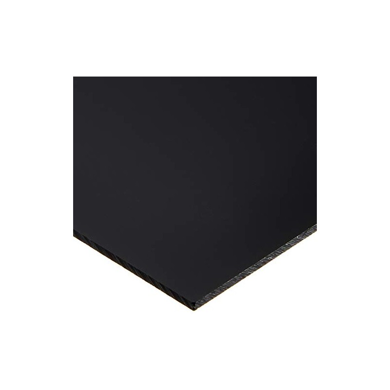 Hikari Acrylic Plate, Black, 0.8 x 6.3 x 7.1 inches